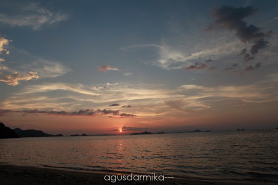 ----- Sunset at Pede Beach
